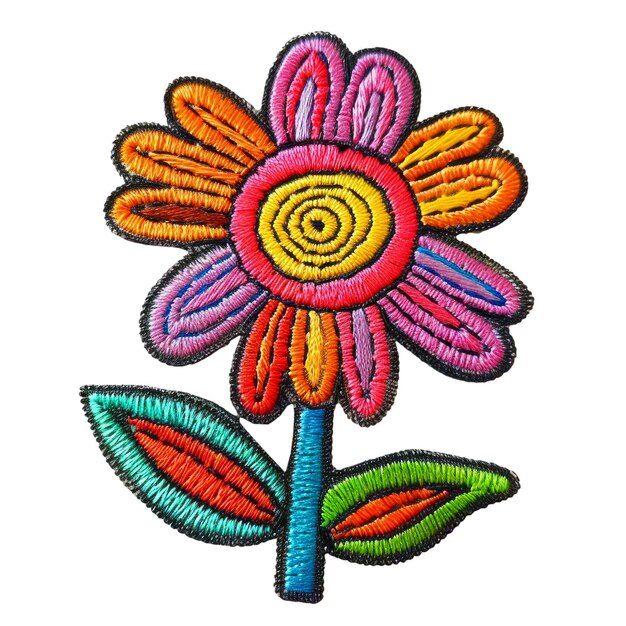 Embroidered patch design