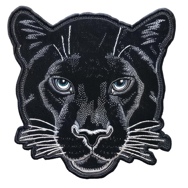 PSD embroidered patch sticker