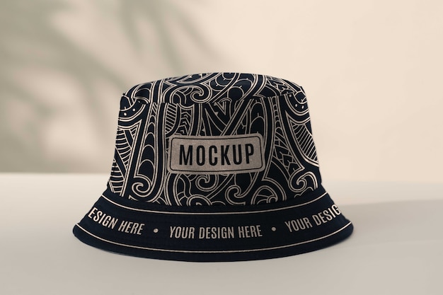 PSD emmer hoed mock-up ontwerp