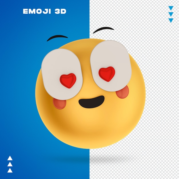 Emoji 3d 3d-рендеринга изолированные