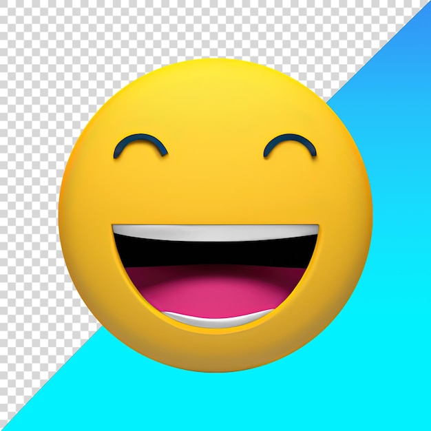 Emoji 3D Gelukkig