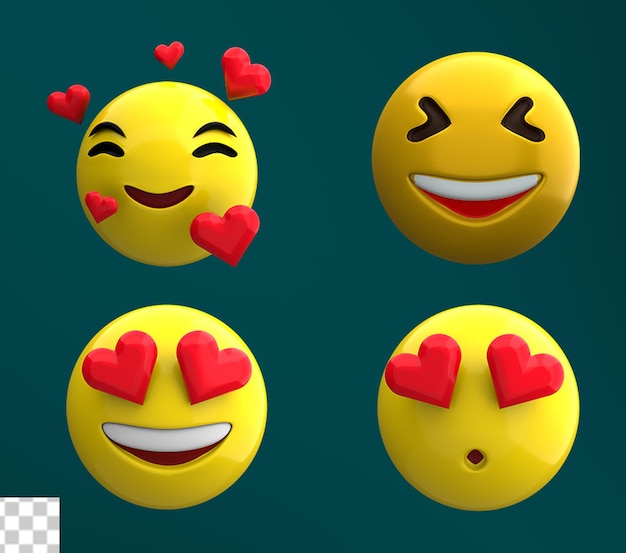 Emoji 3D Icon Pack