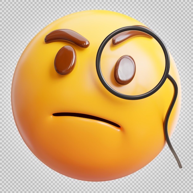 PSD emoji 3d icon