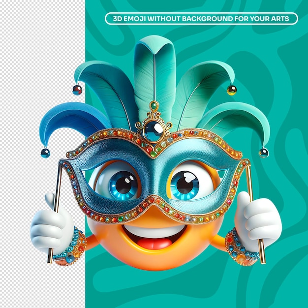 PSD emoji carnival 3d