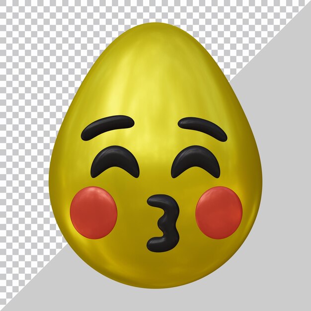 Emoji Lub Emotikon Dla Mediów Społecznościowych W Renderowaniu 3d