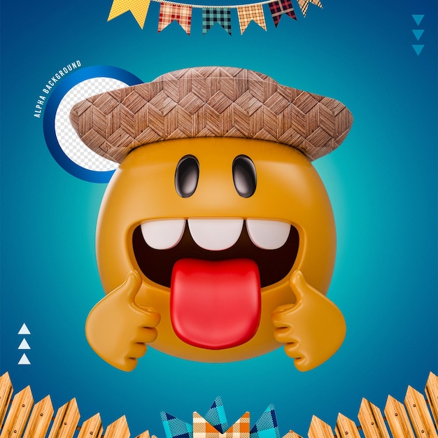 PSD emoji sao joao