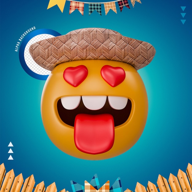 PSD emoji sao joao