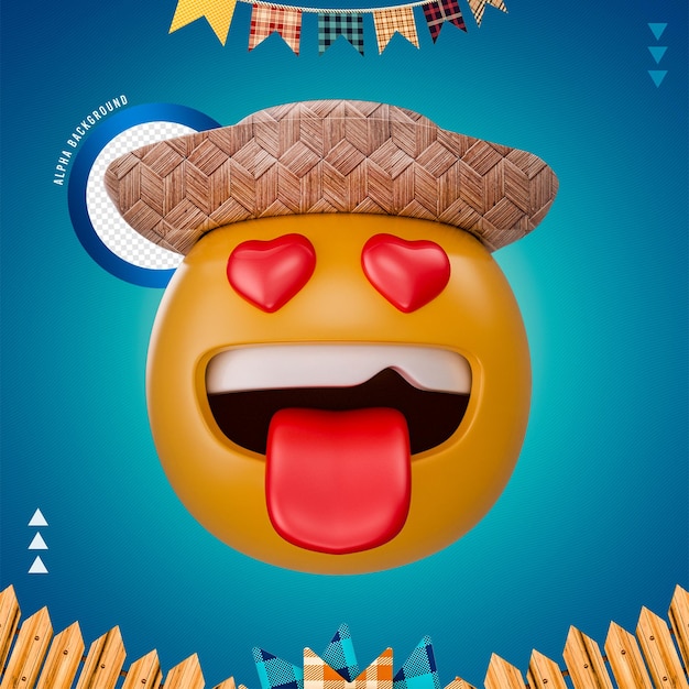 PSD emoji sao joao