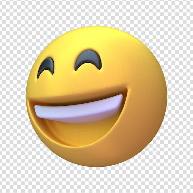 PSD emoji szczęśliwy