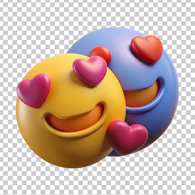 Emoji Uściskające Innego Emoji Z Miłością