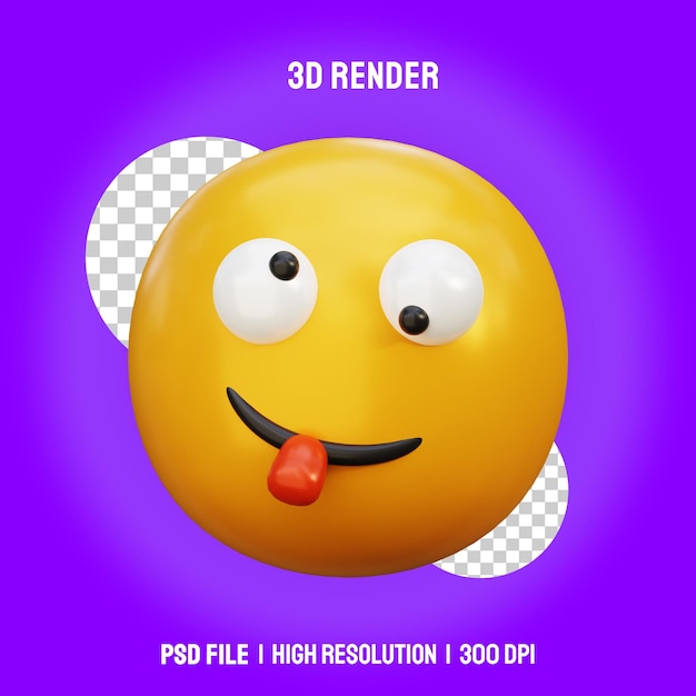 Emotikony renderowania 3D