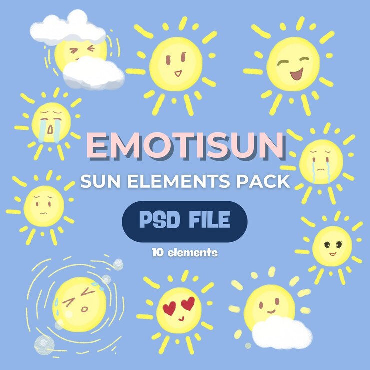 PSD emotisun 太陽情感包