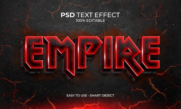 Empire text effect