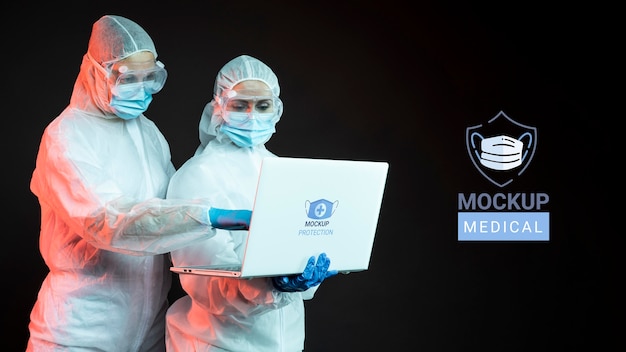 employees wearing protection equipment
