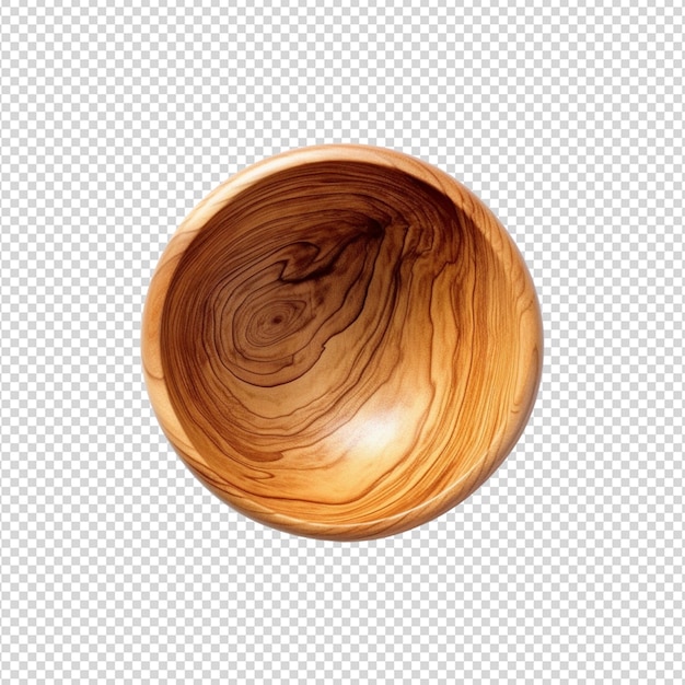 PSD empty circular wooden plate or tray