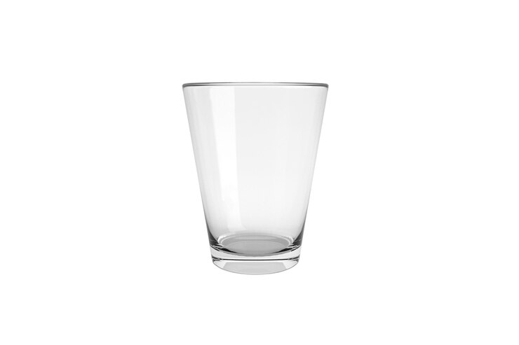 PSD empty and clean whiskey glass transparent background