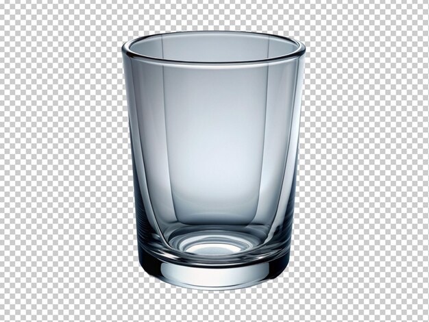 PSD empty glass of water