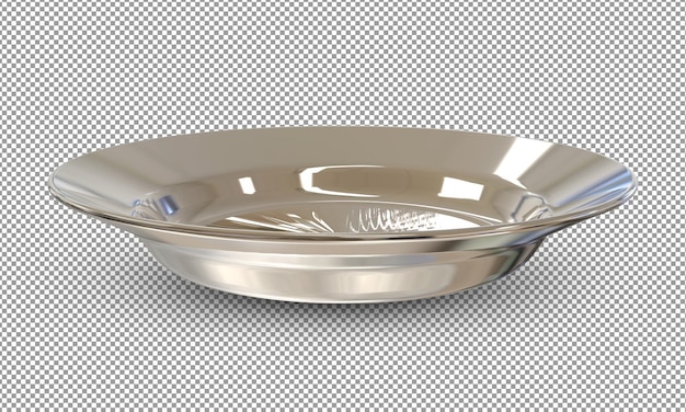 PSD empty plate isolated on alpha layer