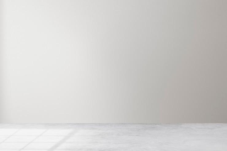 PSD empty room wall mockup psd loft interior design
