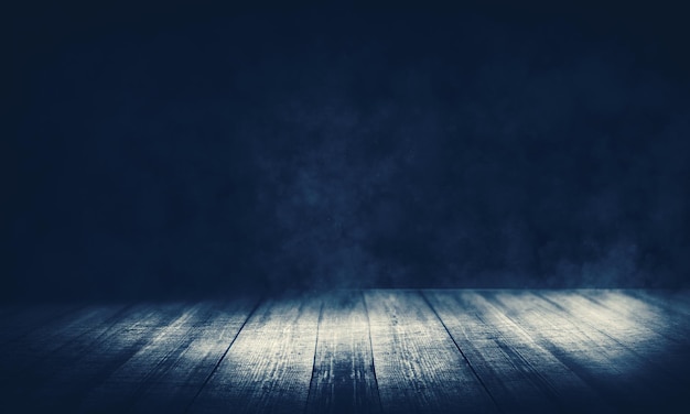 empty room with floor abstract stage of dark room concrete floor stage background
