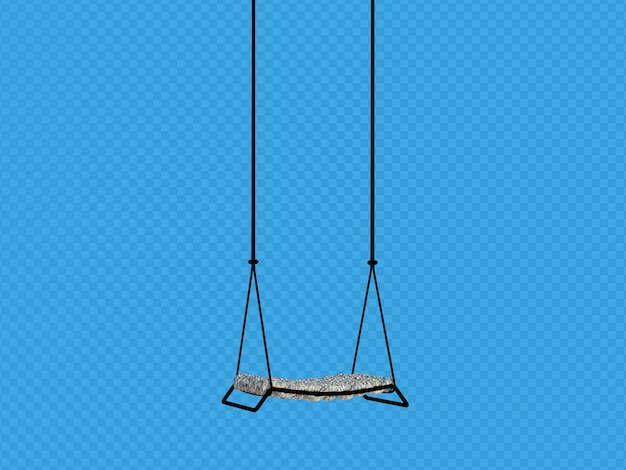 PSD empty swings on isolated 3d rendering