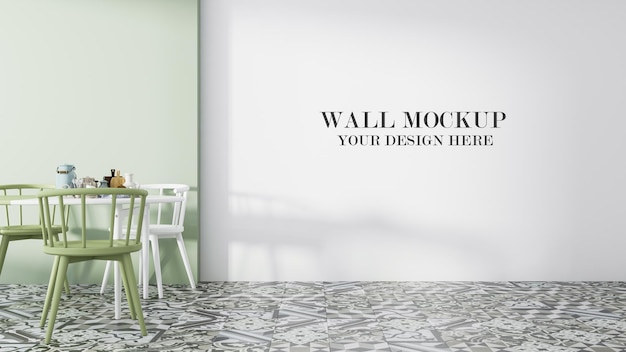 empty wall mockup for your textures