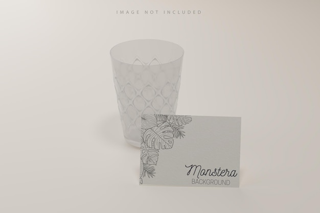 Empty white paper sheet mockup Photo mockup 3D render Template for branding identity
