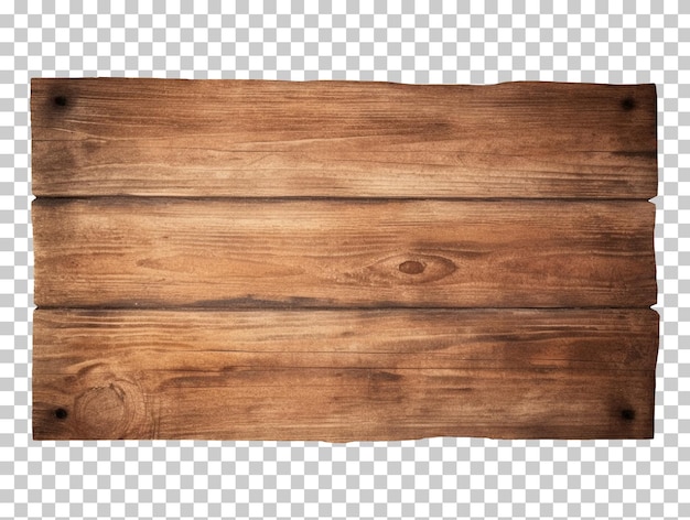 PSD segno di legno vuoto isolato su sfondo trasparente png psd