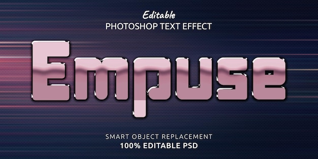 Empuse Efekt tekstowy programu Photoshop