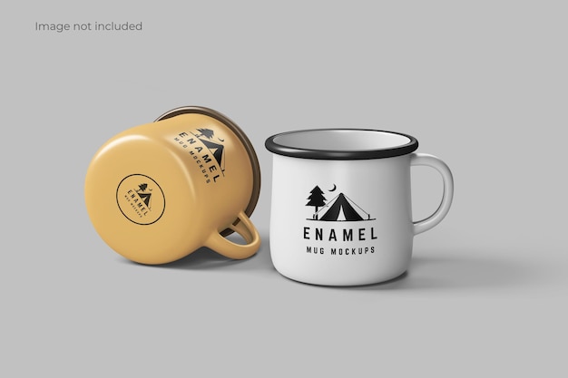 Enamel Mug Mockup