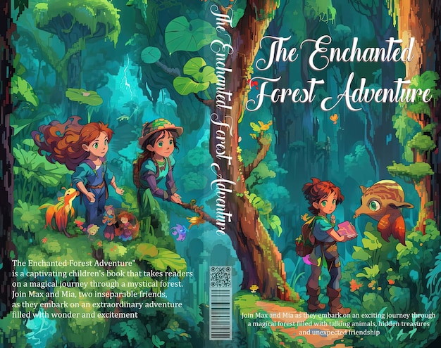 Enchanted adventures captivating cover for children's book set