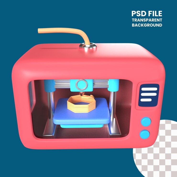 PSD закрытая икона 3d-принтера