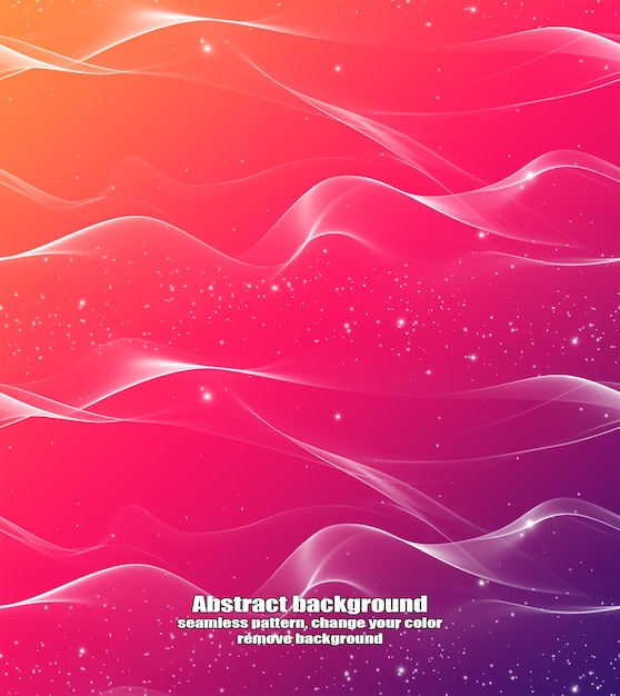 PSD endless seamless abstraction of fluid and straight lines with isolated texture colorful background