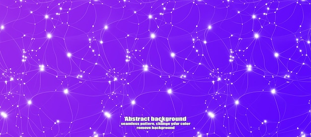 endless seamless lightning and star abstraction with isolated texture colorful background