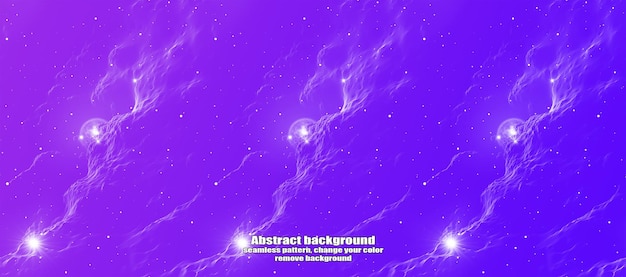 endless seamless lightning and star abstraction with isolated texture colorful background