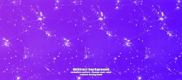 endless seamless lightning and star abstraction with isolated texture colorful background