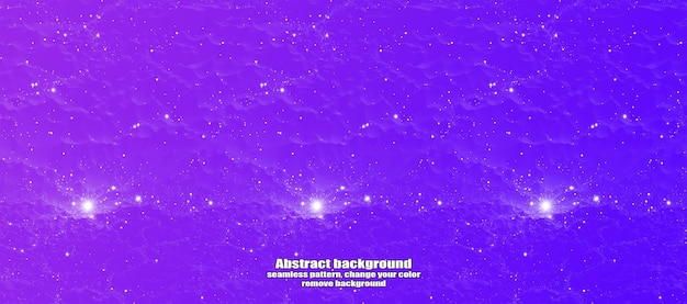 Endless Seamless lightning and star abstraction with Isolated Texture Colorful Background