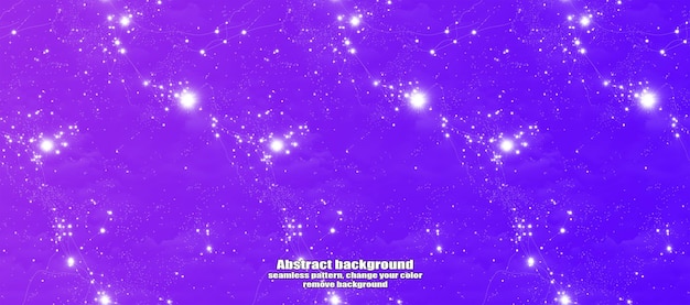 Endless Seamless lightning and star abstraction with Isolated Texture Colorful Background