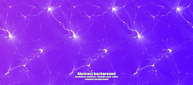 endless seamless lightning and star abstraction with isolated texture colorful background