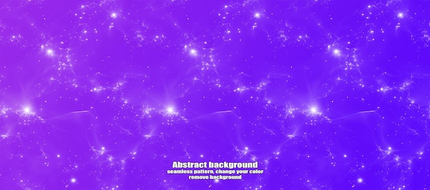 endless seamless lightning and star abstraction with isolated texture colorful background