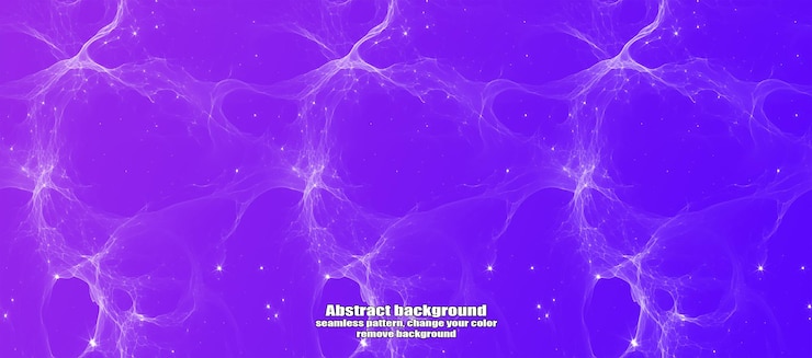PSD endless seamless lightning and star abstraction with isolated texture colorful background