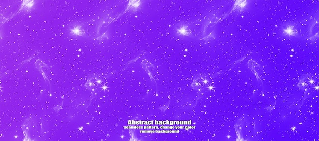 endless seamless lightning and star abstraction with isolated texture colorful background