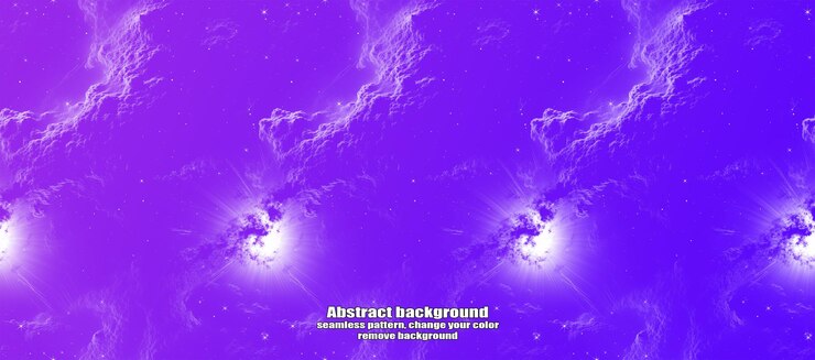 PSD endless seamless lightning and star abstraction with isolated texture colorful background