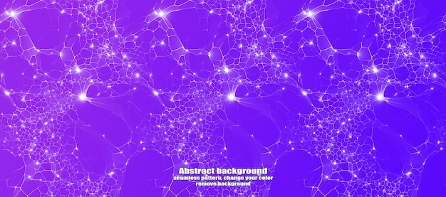 endless seamless lightning and star abstraction with isolated texture colorful background