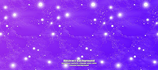 PSD endless seamless lightning and star abstraction with isolated texture colorful background