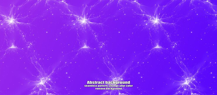 PSD endless seamless lightning and star abstraction with isolated texture colorful background