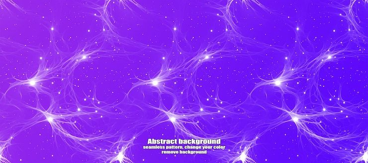 PSD endless seamless lightning and star abstraction with isolated texture colorful background