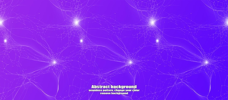PSD endless seamless lightning and star abstraction with isolated texture colorful background