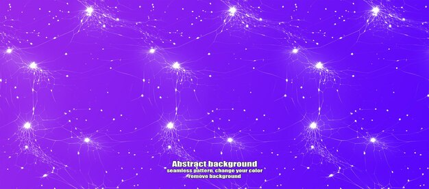 孤立したテクスチャのカラフルな背景を持つ無限のシームレスな稲妻と星の抽象化