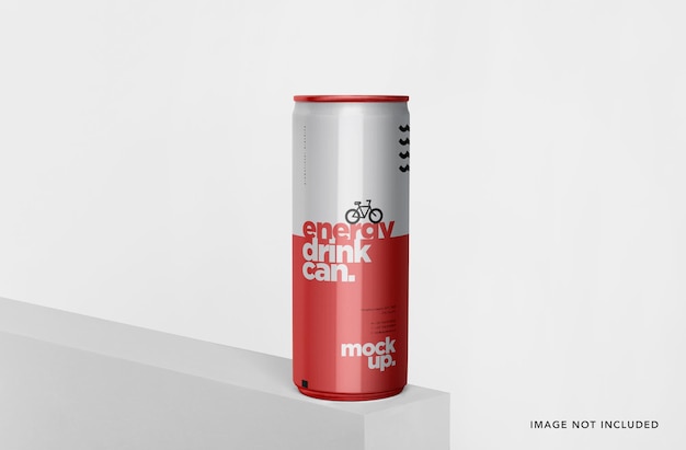 PSD energy drink can mockup